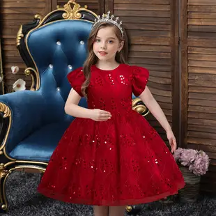 Purple Lace Fluffy Girls Dress for Girls — feature 4