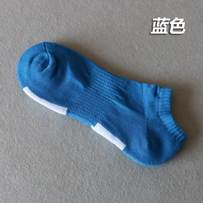 KB color bottom sports socks towel bottom thickened boat Socks shallow socks low mouth men's socks