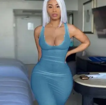 Light Blue Long Sleeve Dress for Women Large - Image 17