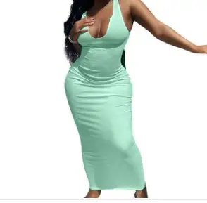 Light Blue Long Sleeve Dress for Women Large - Image 20
