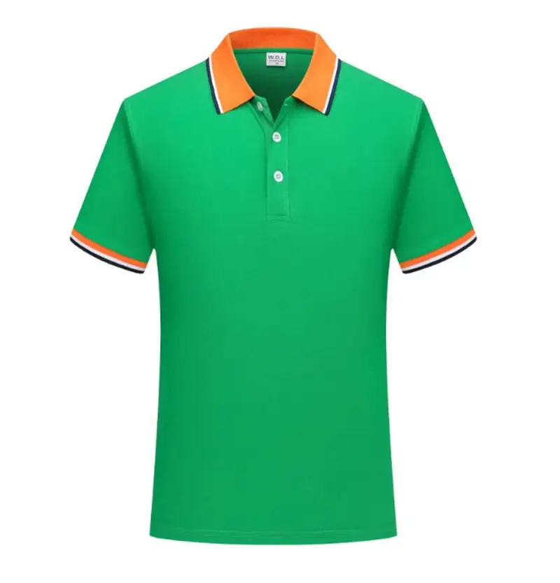 Men White Polo T-Shirt with Red Trim - Image 10