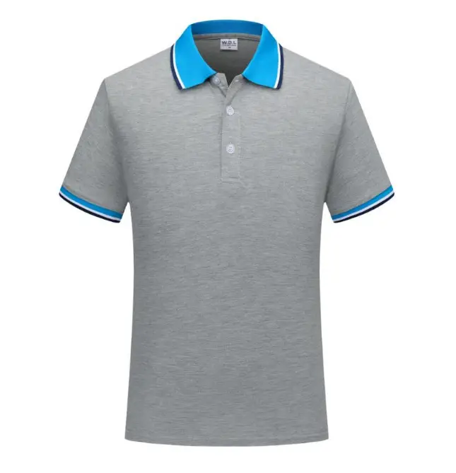 Men White Polo T-Shirt with Red Trim - Image 11