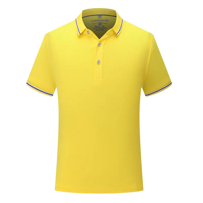 Men White Polo T-Shirt with Red Trim - Image 4