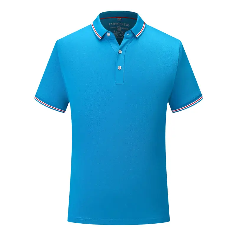 Men White Polo T-Shirt with Red Trim - Image 7