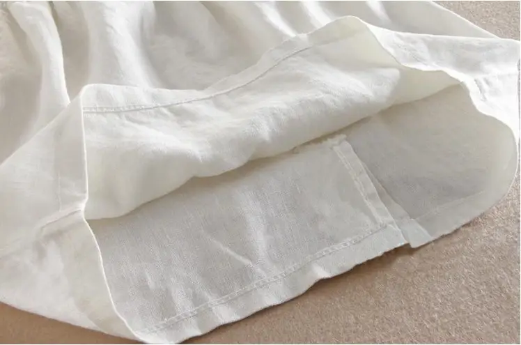 Korean Style Slim Fit Linen Short Skirt for Women — feature 14