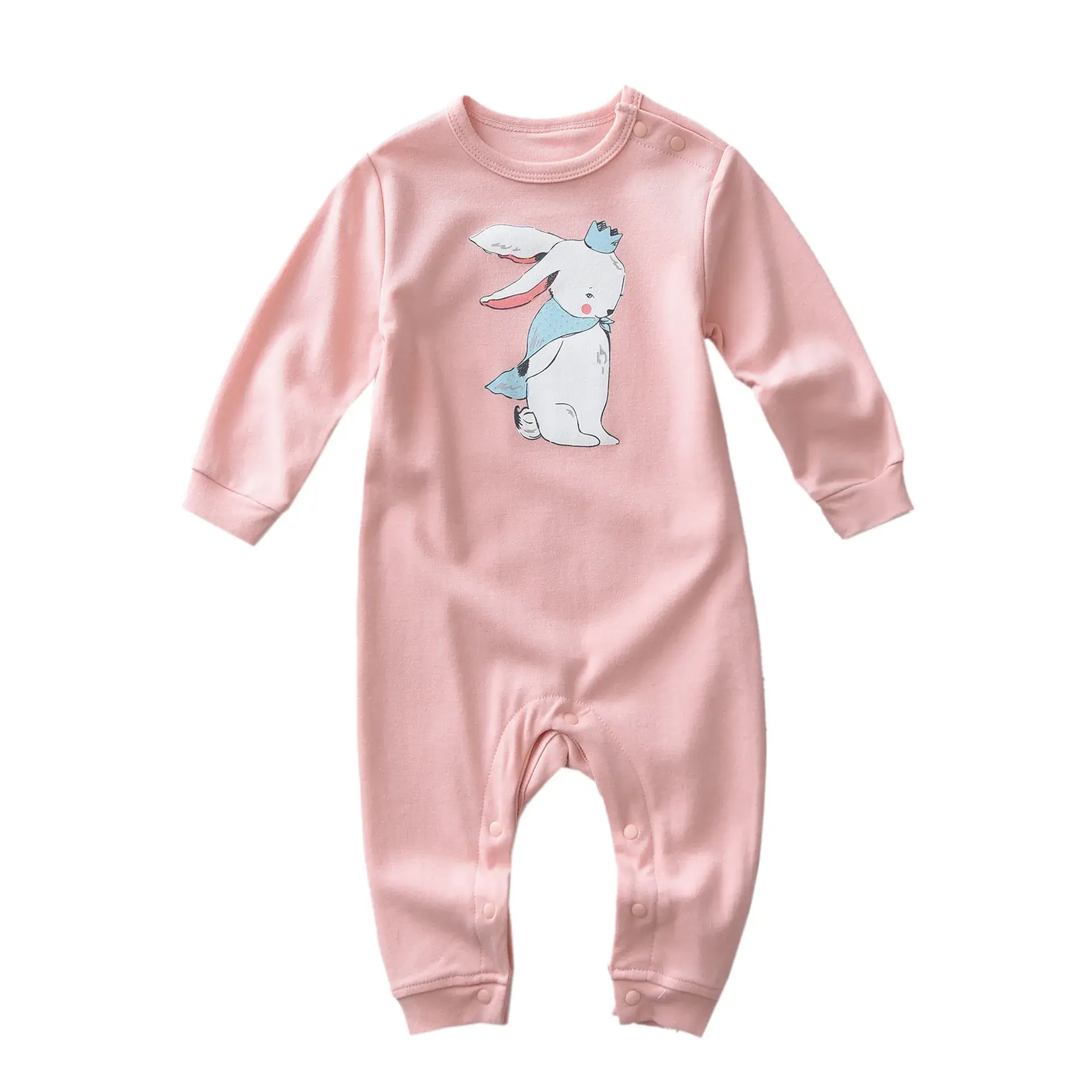 Baby Cotton Jumpsuit Yellow Cartoon Infant Romper - Image 3