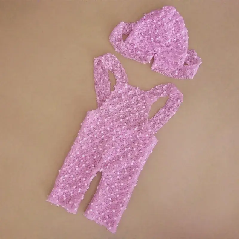 Green Dot Ball Baby Photo Suit for Newborns - Image 3