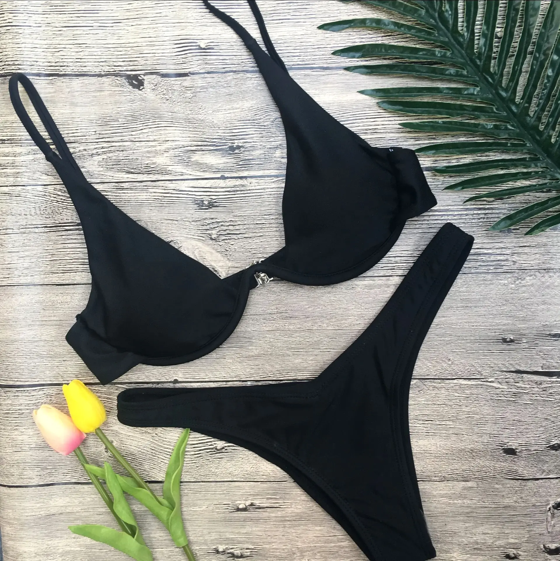 New Green Split Bikini Swimsuit 2017D12 — feature 20