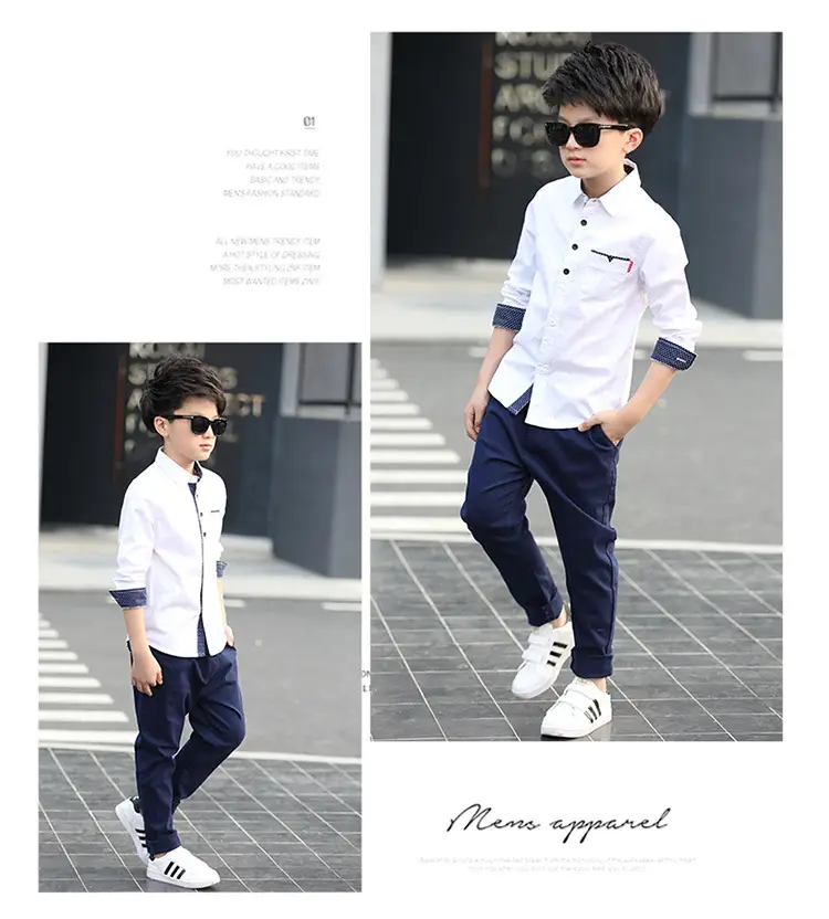 Boys Long Sleeve Shirts Peach 2026 — feature 13