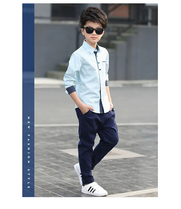 Boys Long Sleeve Shirts Peach 2026 — feature 15