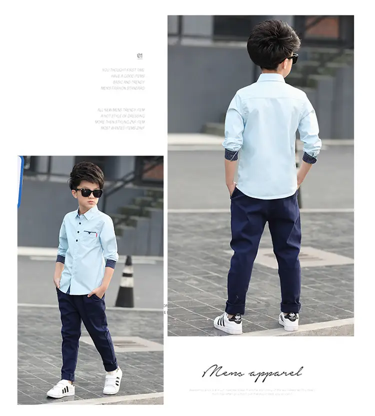 Boys Long Sleeve Shirts Peach 2026 — feature 17