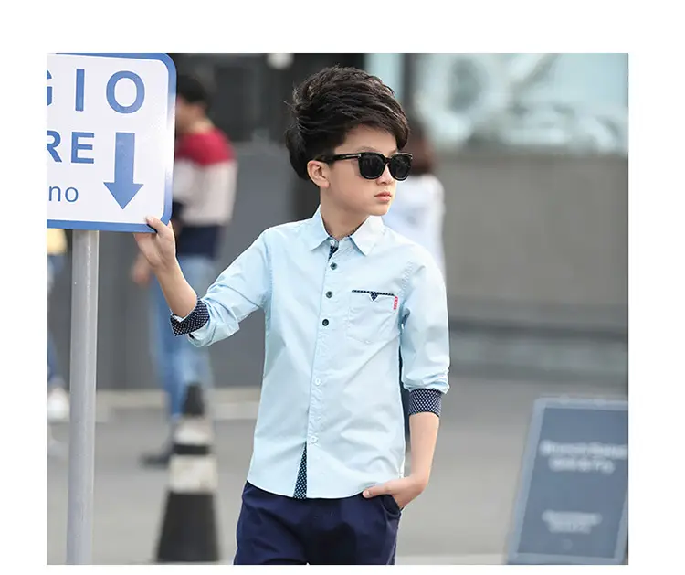 Boys Long Sleeve Shirts Peach 2026 — feature 18