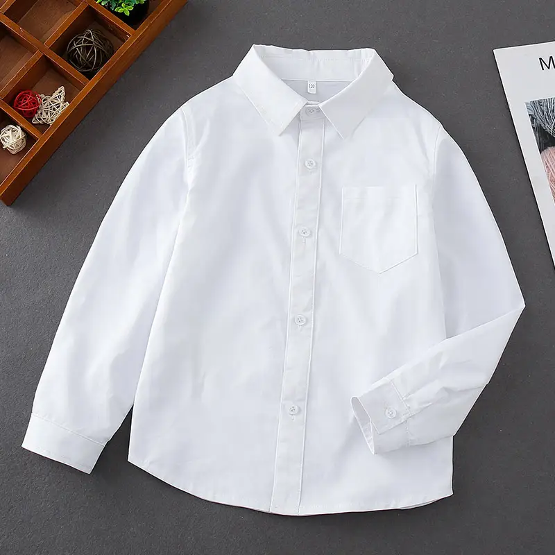 Boys Long Sleeve Shirts Peach 2026
