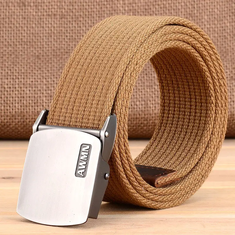 Men's Thickened Canvas Tactical Belt AWMN - Image 3