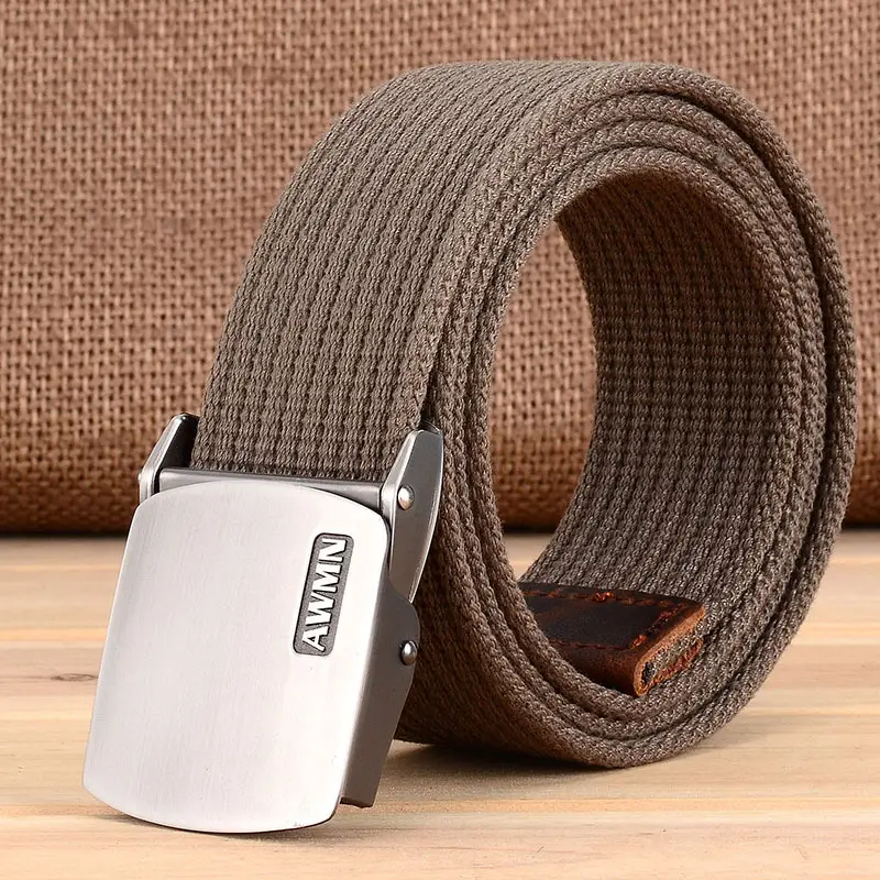 Men's Thickened Canvas Tactical Belt AWMN - Image 8