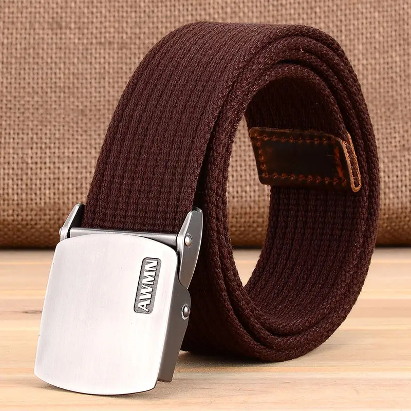 Men's Thickened Canvas Tactical Belt AWMN - Image 7