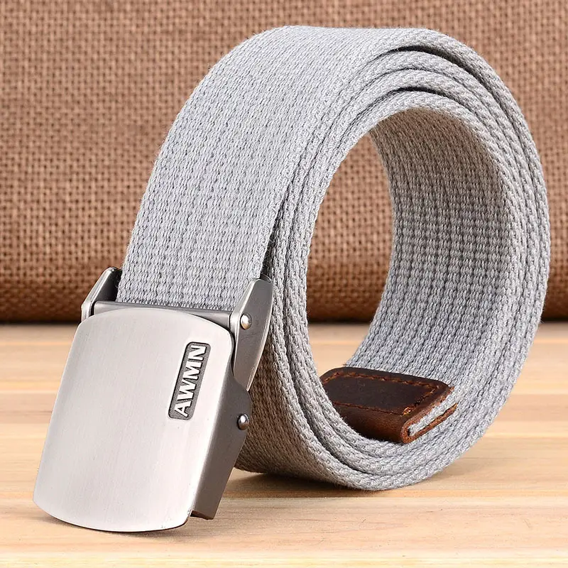 Men's Thickened Canvas Tactical Belt AWMN - Image 5