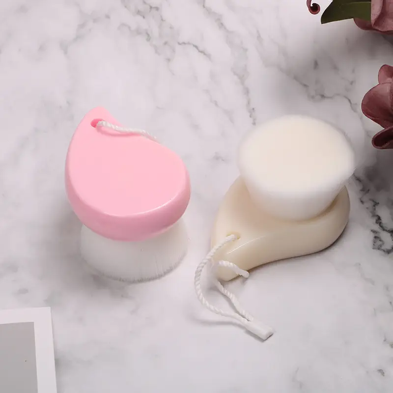 Pink Hanging Silicone Makeup Remover Face Brush - Image 2