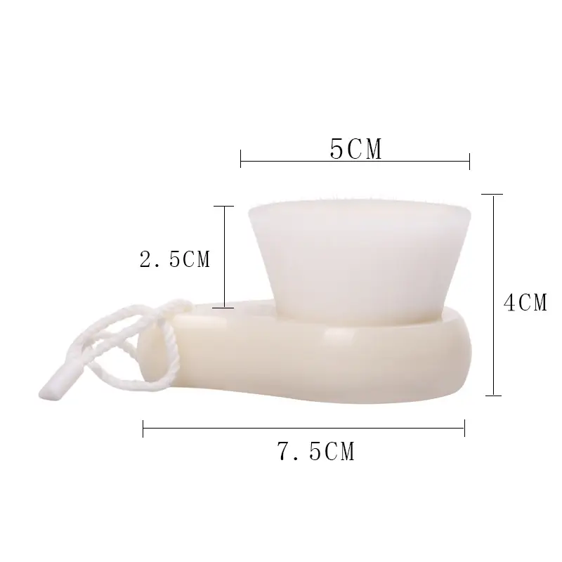 Pink Hanging Silicone Makeup Remover Face Brush - Image 3