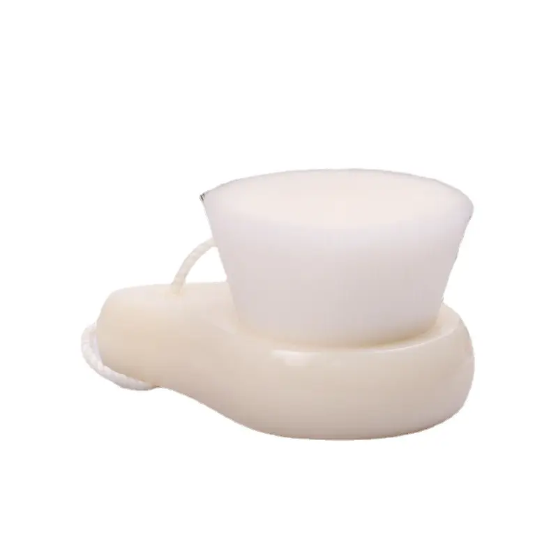 Pink Hanging Silicone Makeup Remover Face Brush - Image 5