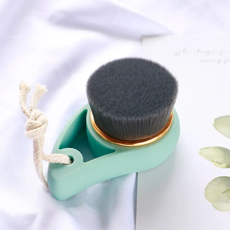 Bamboo Charcoal Face Wash Brush Gold Ring - Image 7