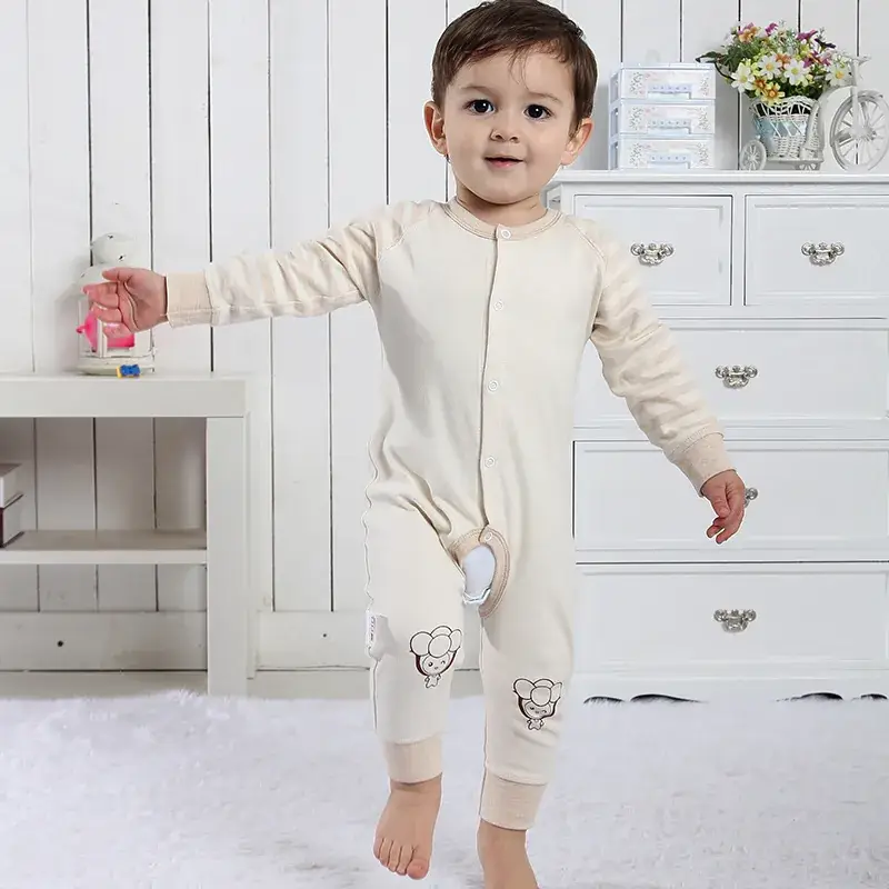 Baby All-in-One Hakkayak Coat Cream Cotton Newborn - Image 2