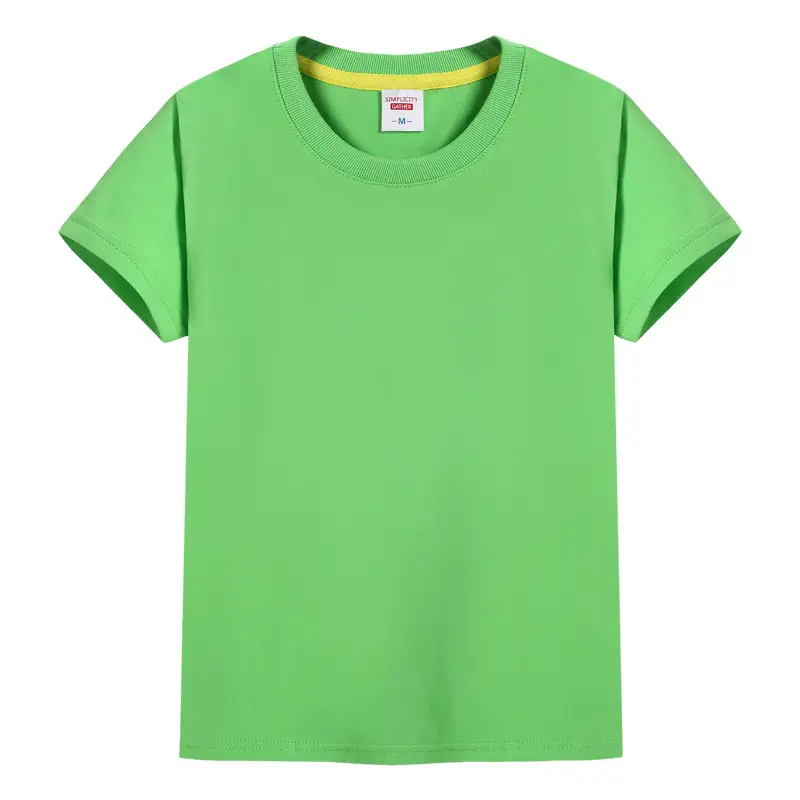 Men Orange Cotton Round Neck T-Shirt White Black Sleeve - Image 10