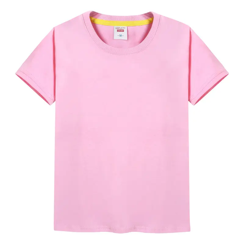 Men Orange Cotton Round Neck T-Shirt White Black Sleeve - Image 2