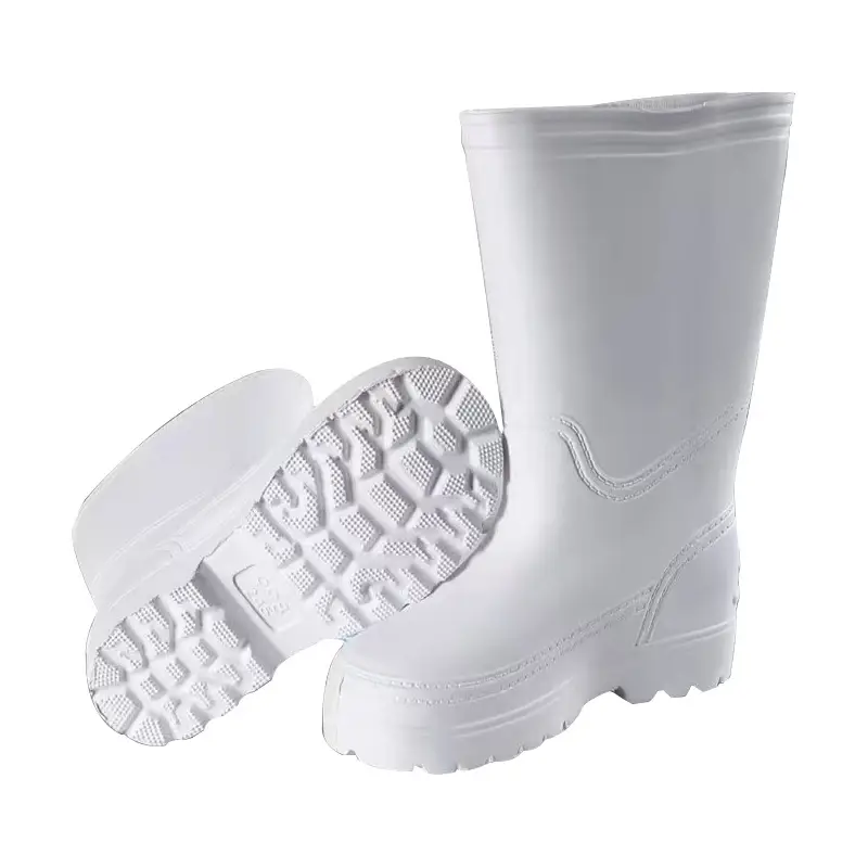 White EVA Water Boots with Non-Slip Soles