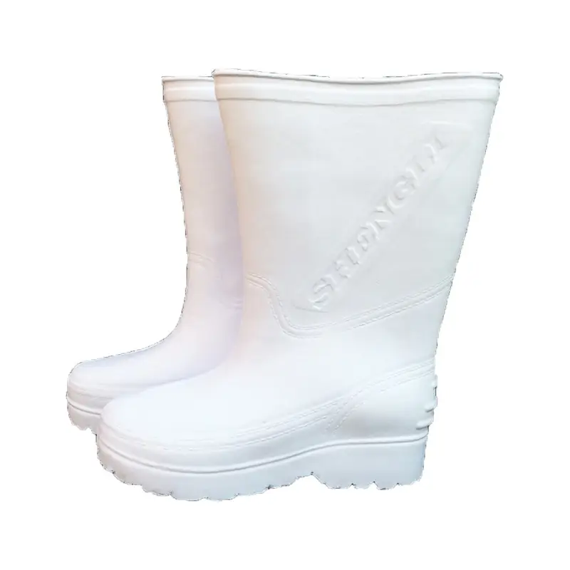 White EVA Water Boots with Non-Slip Soles