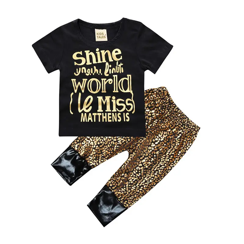 Korean Style Baby T-Shirt Set Cotton Summer Wear