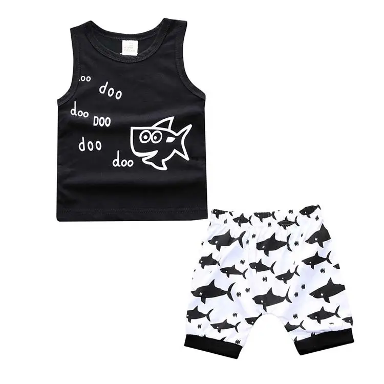Korean Style Baby T-Shirt Set Cotton Summer Wear