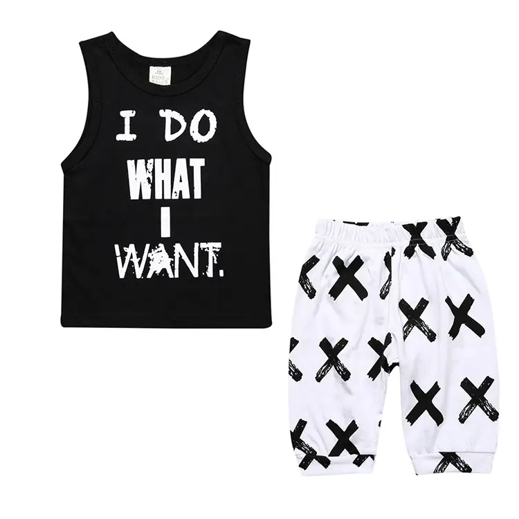 Korean Style Baby T-Shirt Set Cotton Summer Wear