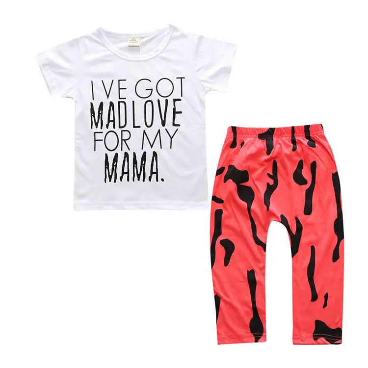 Korean Style Baby T-Shirt Set Cotton Summer Wear