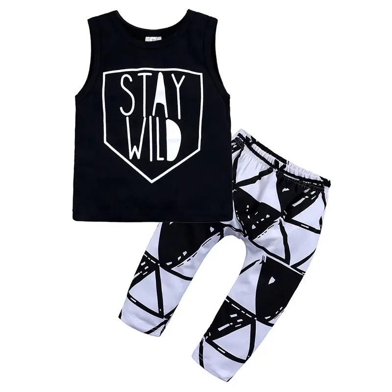 Korean Style Baby T-Shirt Set Cotton Summer Wear