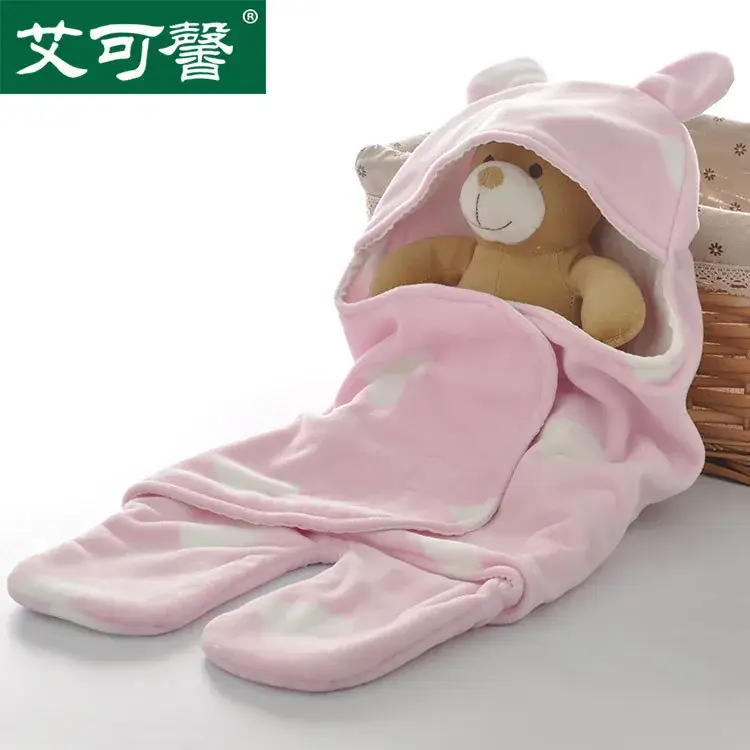 Pink Plush Baby Swaddle Blanket for Newborns - Image 8