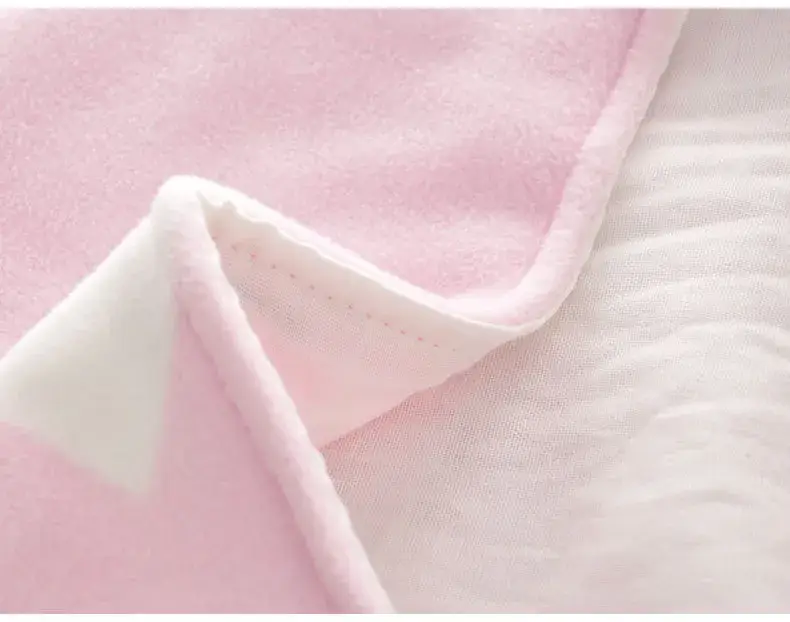 Pink Plush Baby Swaddle Blanket for Newborns — feature 13