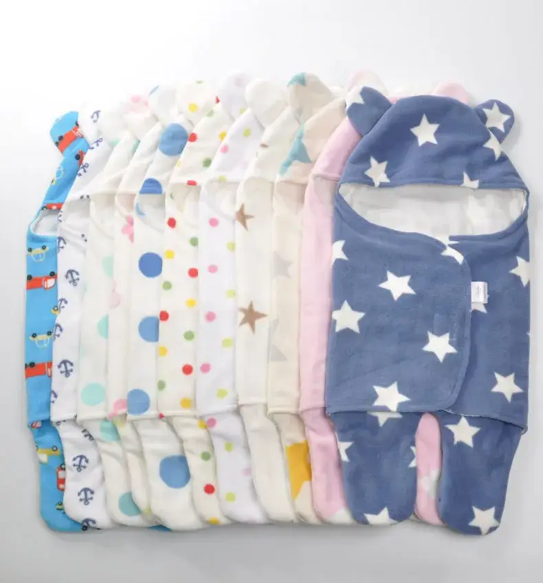 Pink Plush Baby Swaddle Blanket for Newborns — feature 8