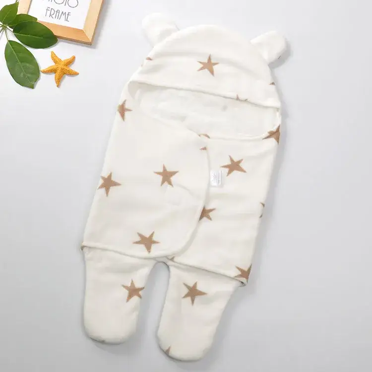 Pink Plush Baby Swaddle Blanket for Newborns - Image 5