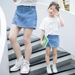 Kids Blue Denim Pants Korean Style Medium Big — feature 4