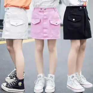 Kids Blue Denim Pants Korean Style Medium Big — feature 5