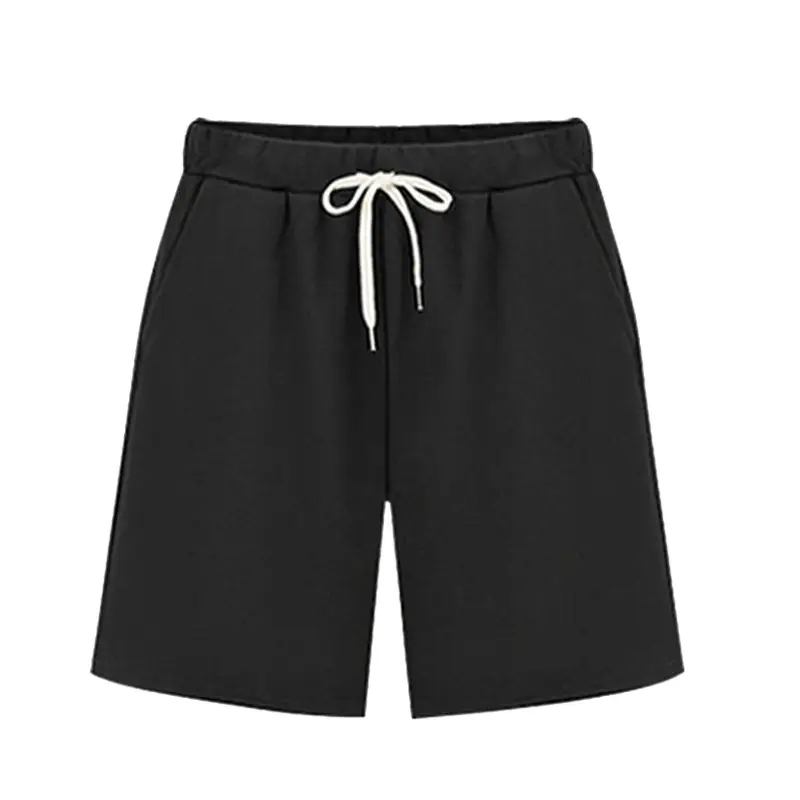 Women's Black Drawstring Shorts Large Size - Image 11