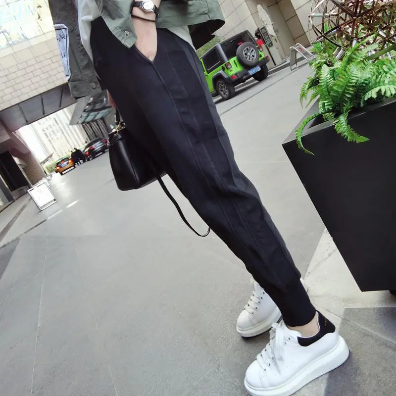 Black Women's Sweatpants Cuff Small Feet 2025 - Image 4