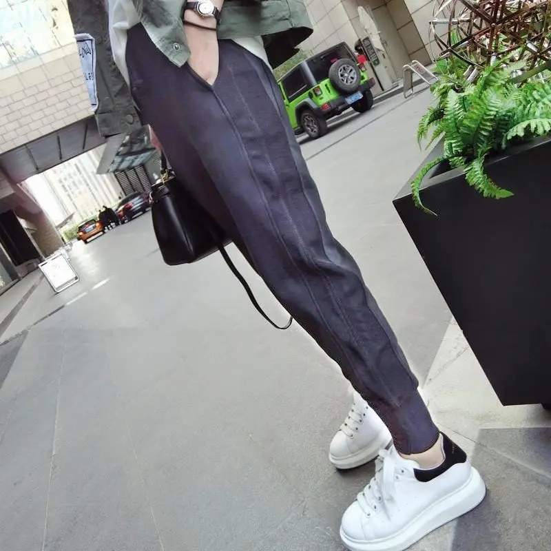Black Women's Sweatpants Cuff Small Feet 2025 - Image 3
