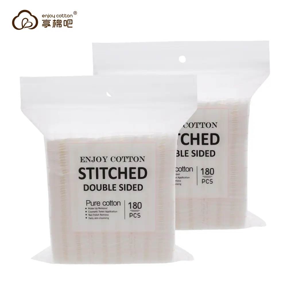 Cross-border Makeup Remover Cotton Disposable Double-Sided Edge Pressing - Image 7