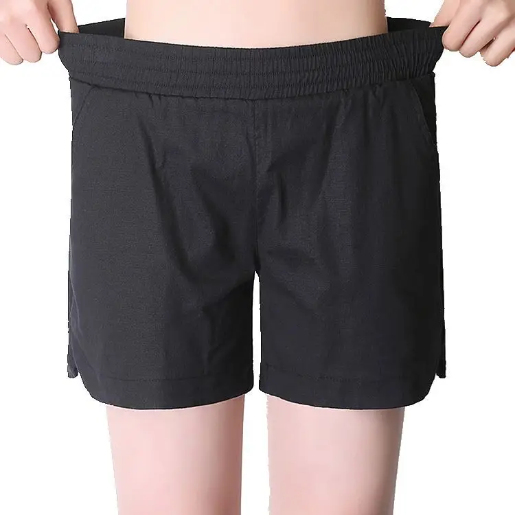 Women Hemp Beach Shorts Light Blue 2024 - Image 9