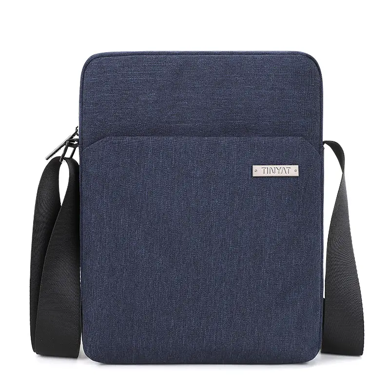 Men's Blue Water-Resistant Crossbody Bag