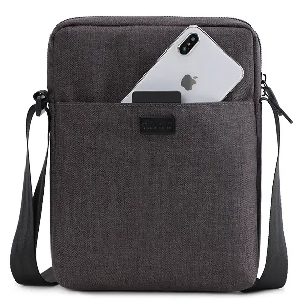 Men's Blue Water-Resistant Crossbody Bag