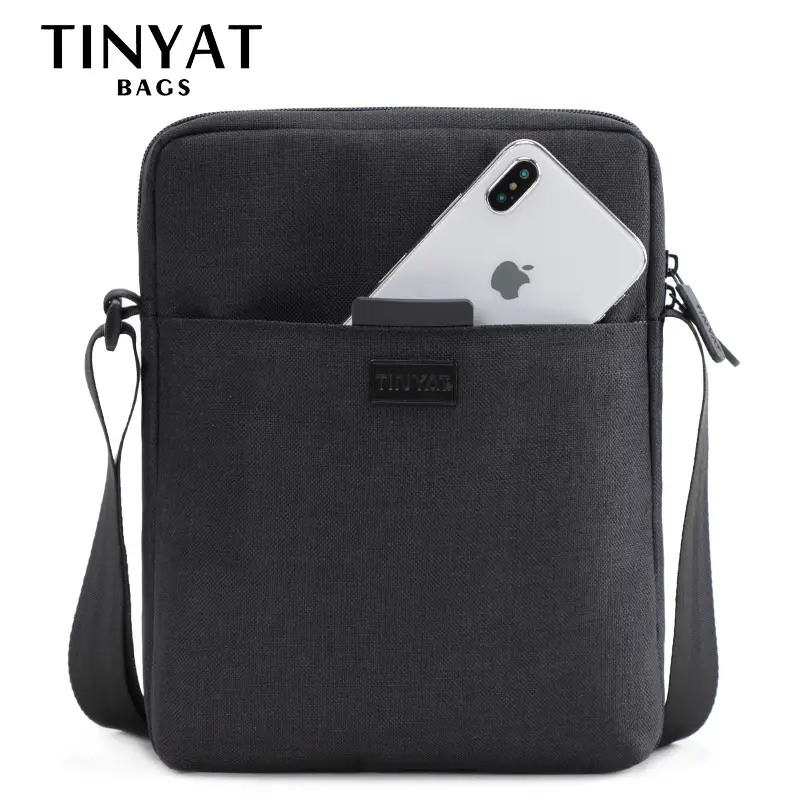 Men's Blue Water-Resistant Crossbody Bag