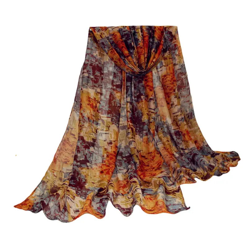 2019 Fantasy Color Long Scarf Yiwu Direct - Image 8